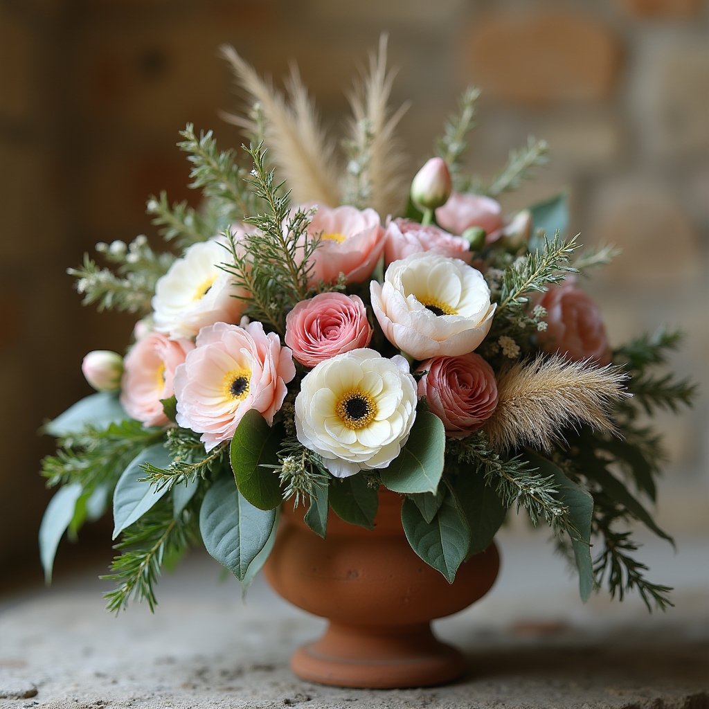 Cerimonia informale con decorazioni floreali artigianali